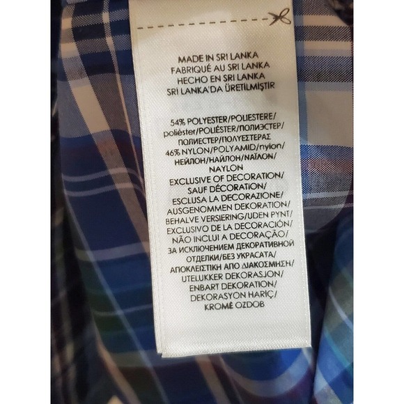 Polo Ralph Lauren Men Blue Polyester Collared Long Sleeve Buttons Down Shirt XL - Picture 6 of 11